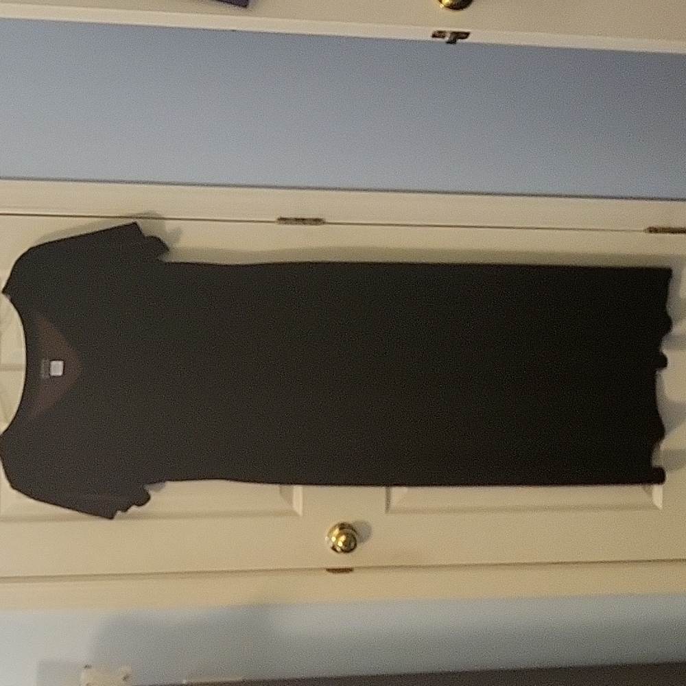 Long velvet like  dark brown dress